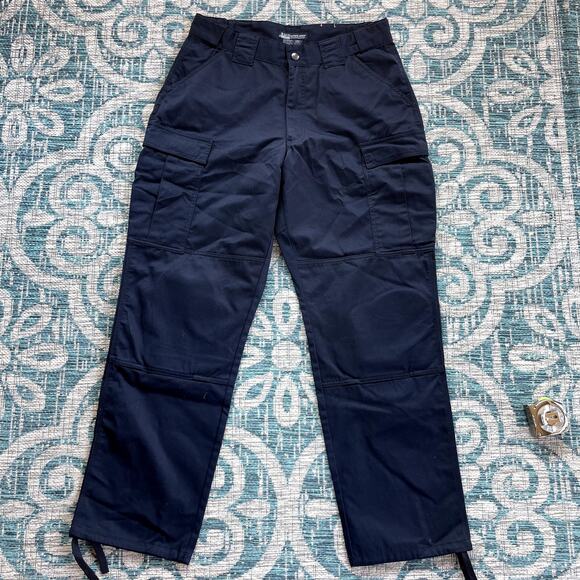 5.11 Tactical Knee Pad Pants Men's Regular Navy Style Pants - Size L - Picture 2 of 10